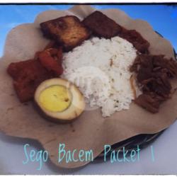 Nasi Bacem Paket 1