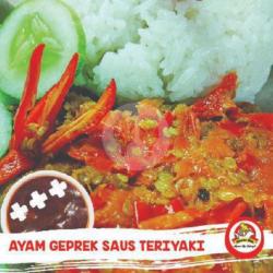 Ayam Geprek Saus Teriyaki