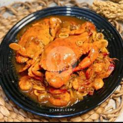 Kepiting Cumi Udang Saos Tiram