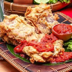 Telor Geprek Crispy Nasi