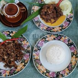 Paket Hemat Nasi Ayam Rica,nasi Tindarung Woku,nasi Daging