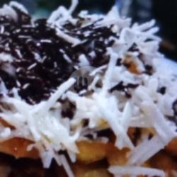 Pisang Caramel Coklat Keju Crispy