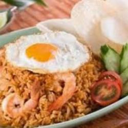 Nasi Gor Udang Telur Ceplok