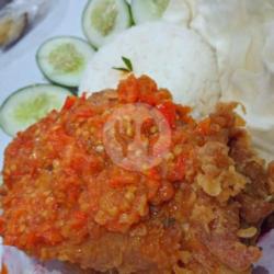 Ayam Geprek Dada Tulang Rice Set