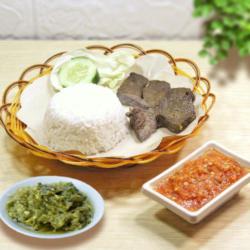 Nasi Paru Sambal Ijo