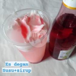 Es Degan Sirup Coco Pandan   Susu