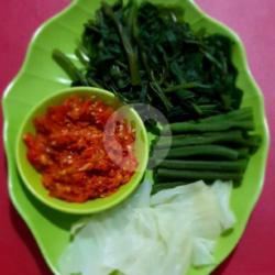 Lalapan Rebus   Sambal Mentah (tanpa Nasi)