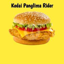 Burger Ayam Crispy Keju