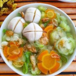 Sayur Oyong Bening Bakso Wortel