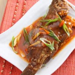 Ikan Gerapu Goreng Cah Sambal Taoco