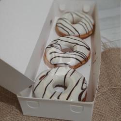 3 Donat Toping Coklat Putih