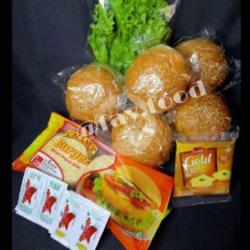 Paket Chicken Burger Crispy Komplit