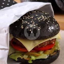 Burger Hitam   Keju