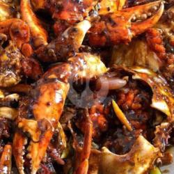 Kepiting Saus Lada Hitam   Nasi