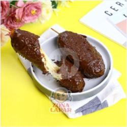 Corndog Full Mozarella Coklat