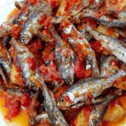 Ikan Asin Bilis Cabe Merah