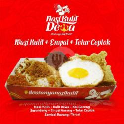 Nasi Kulit   Empal   Telur