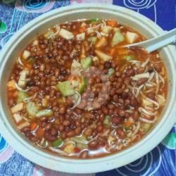 Asinan Sayur Bumbu Kacang Pake Kacang Tabur