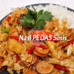 Nasi Pedas Sosis