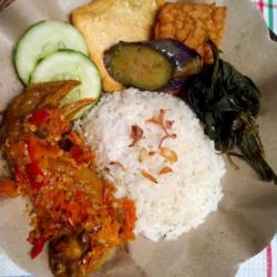 Nasi Kepala Penyet Sambal Bawang