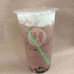 Chocolate Cheese Boba