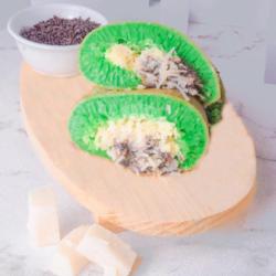 Keju Coklat Pandan Gulung S