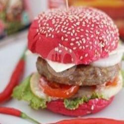 Red Burger Double Patties