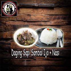 Daging Sapi Sambal Ijo Nasi