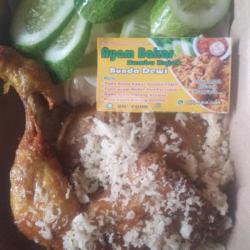 Dada Ayam Goreng Kremes Lalapan Sambel