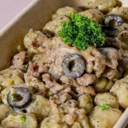 Gnocchi Truffle Cream With Beef