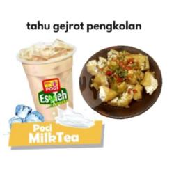 Paket Kaget (tahu Gejrot Ukuran Kecil   Teh Poci Susu)