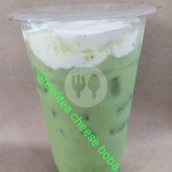 Greentea Cheese Boba