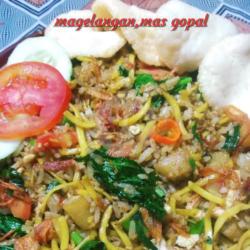 Nasgor Magelangan (telur   Ayam Suwir)