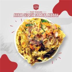 Paket Madhang Ayam Geprek Sambal Matah