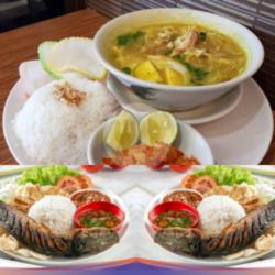 Paket Menu Sahur Dan Buka Puasa 2 (soto Ayam   Lele Goreng 2   Nasi Putih 3)