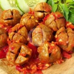 Bakso Goreng Geprek  Nasi