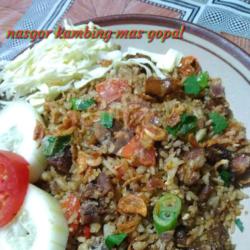 Nasi Goreng Kambing  (telur   Daging Kambing Cincang)