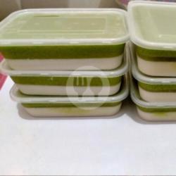 Puding Lumut Pandan Kotak