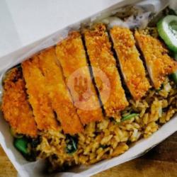 Mie Goreng Chicken Katsu   Teh Es