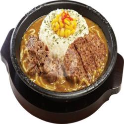 Beef & Hamburg (cheese Creamy Brown Sauce)