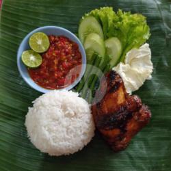 Ayam Bakar Madu Pedas Dada   Nasi