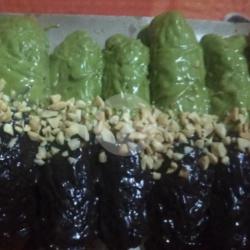 Coklat Greentea (melted) Mix Kacang