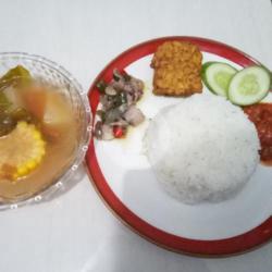 Nasi Cumi Asin Sayur Asem