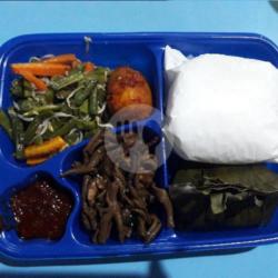 Paket 12 Nasi Usus Ayam Kecap Gratis Es Teh Manis