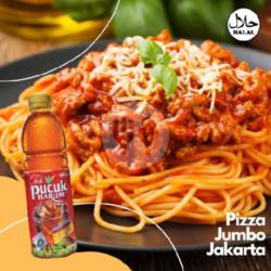 Berkat Pucuk - Spaghetti Beef Bolognese X Teh Pucuk 350ml