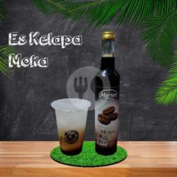 Es Kelapa Sirup Moca