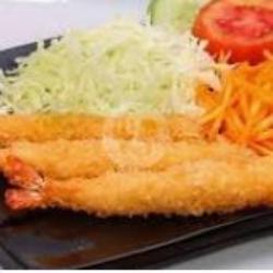 2 Eby Furay   2 Egg Roll   Rice   Mineral Gelas