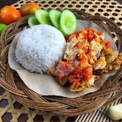 Ayam Cabe Garem   Nasi