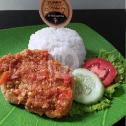 Nasi Ayam Geprek Crispy Sambal Bawang