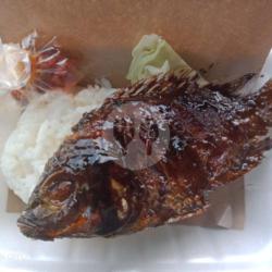 Nasi   Mujair Bakar